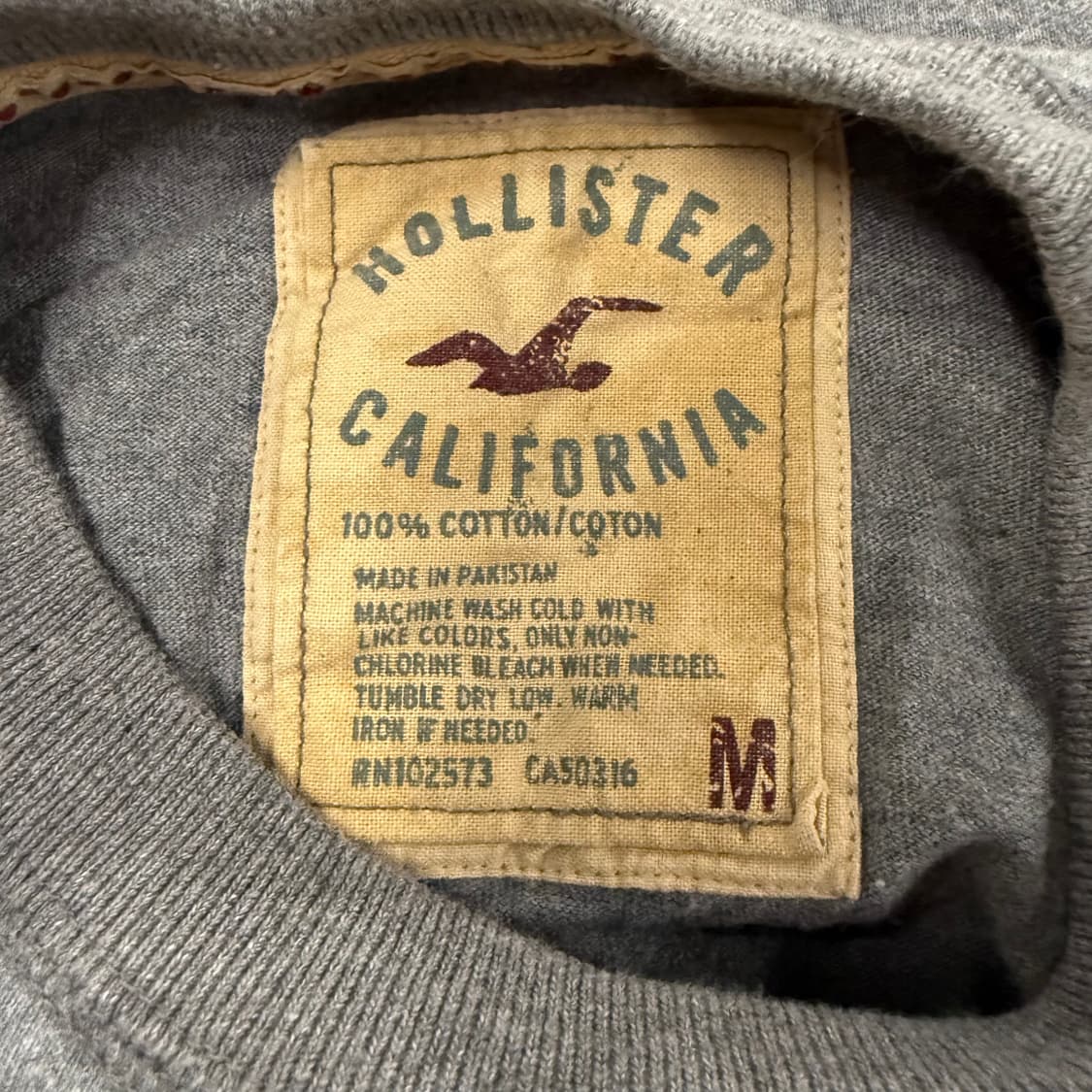 홀리스터 그레이 긴팔 롱슬리브리스 상품이미지6