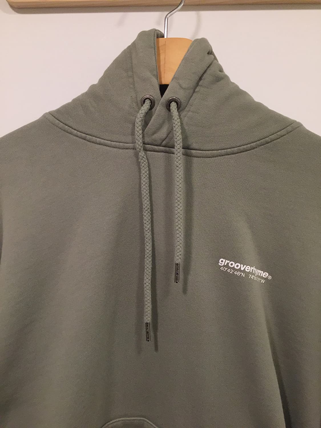 여성 그루브라임 오버핏 후드티 상품이미지3