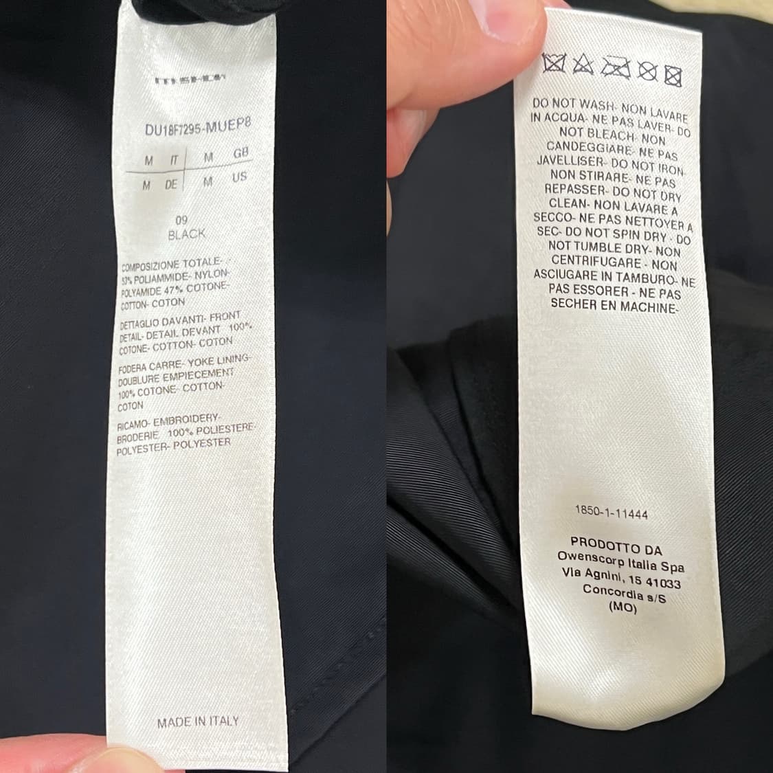 릭오웬스 18FW 다크쉐도우 패치 필드 셔츠 자켓 블랙 상품이미지9