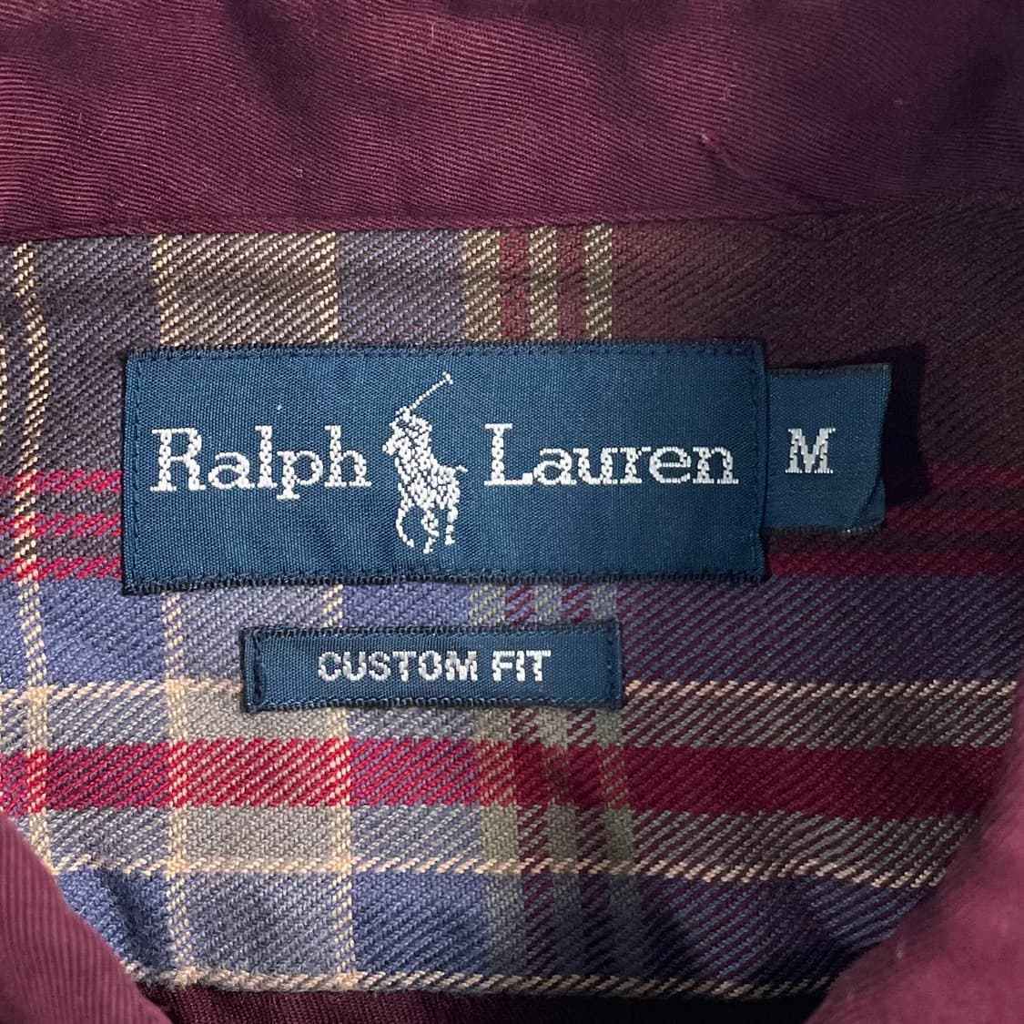 폴로 랄프로렌 버건디 셔츠 상품이미지6