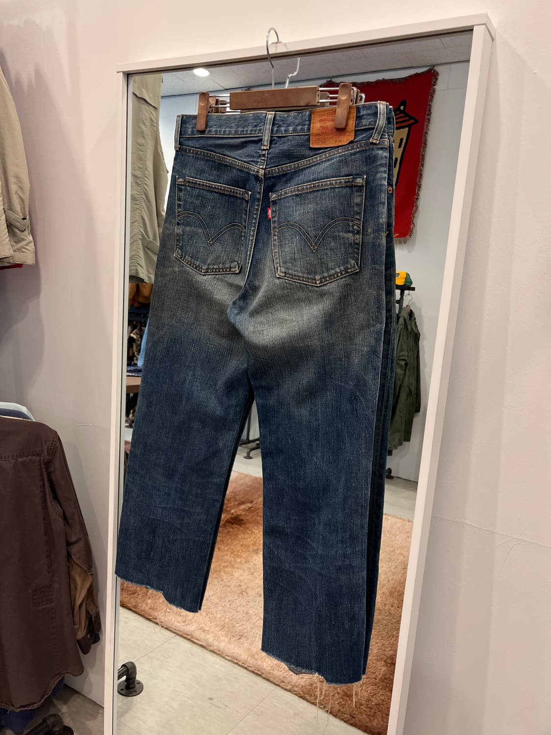 00s Levis 리바이스 502 컷오프 데님 팬츠 (31-32inch) 상품이미지4