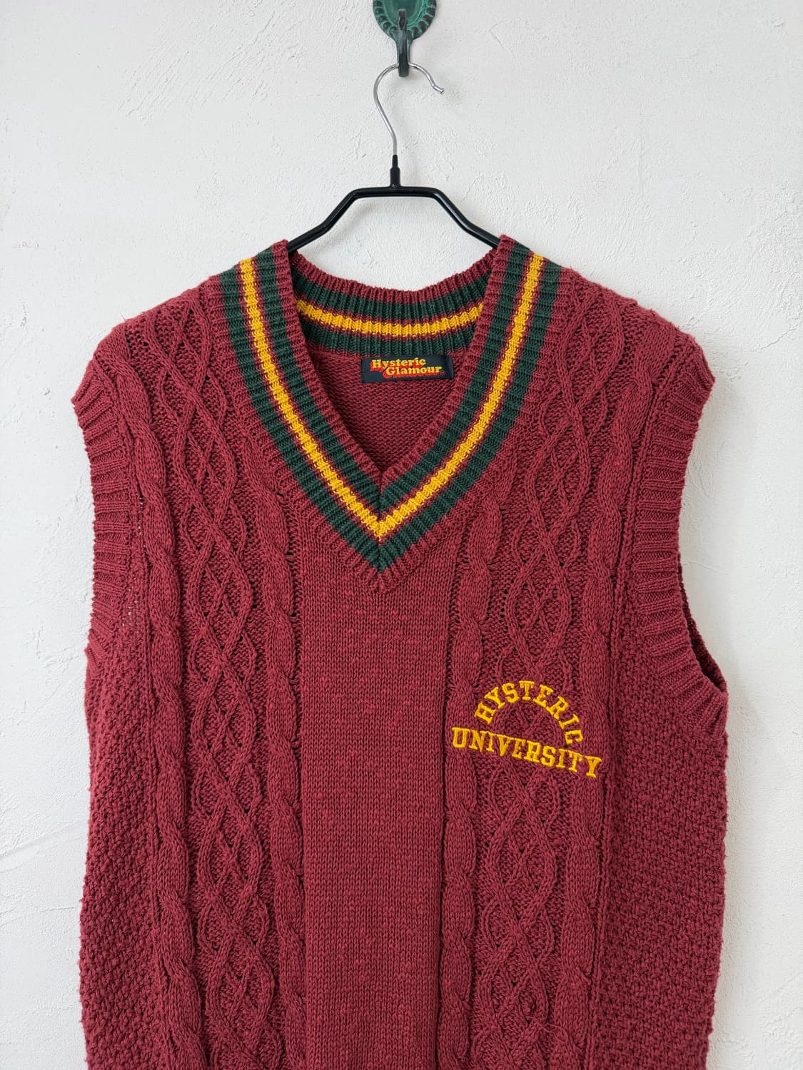 90s 히스테릭 글래머 프레피 니트 베스트 상품이미지2