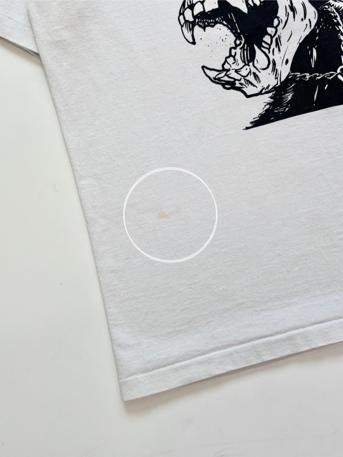 Bape 베이프 화이트 스컬 프린팅 티셔츠 상품이미지9