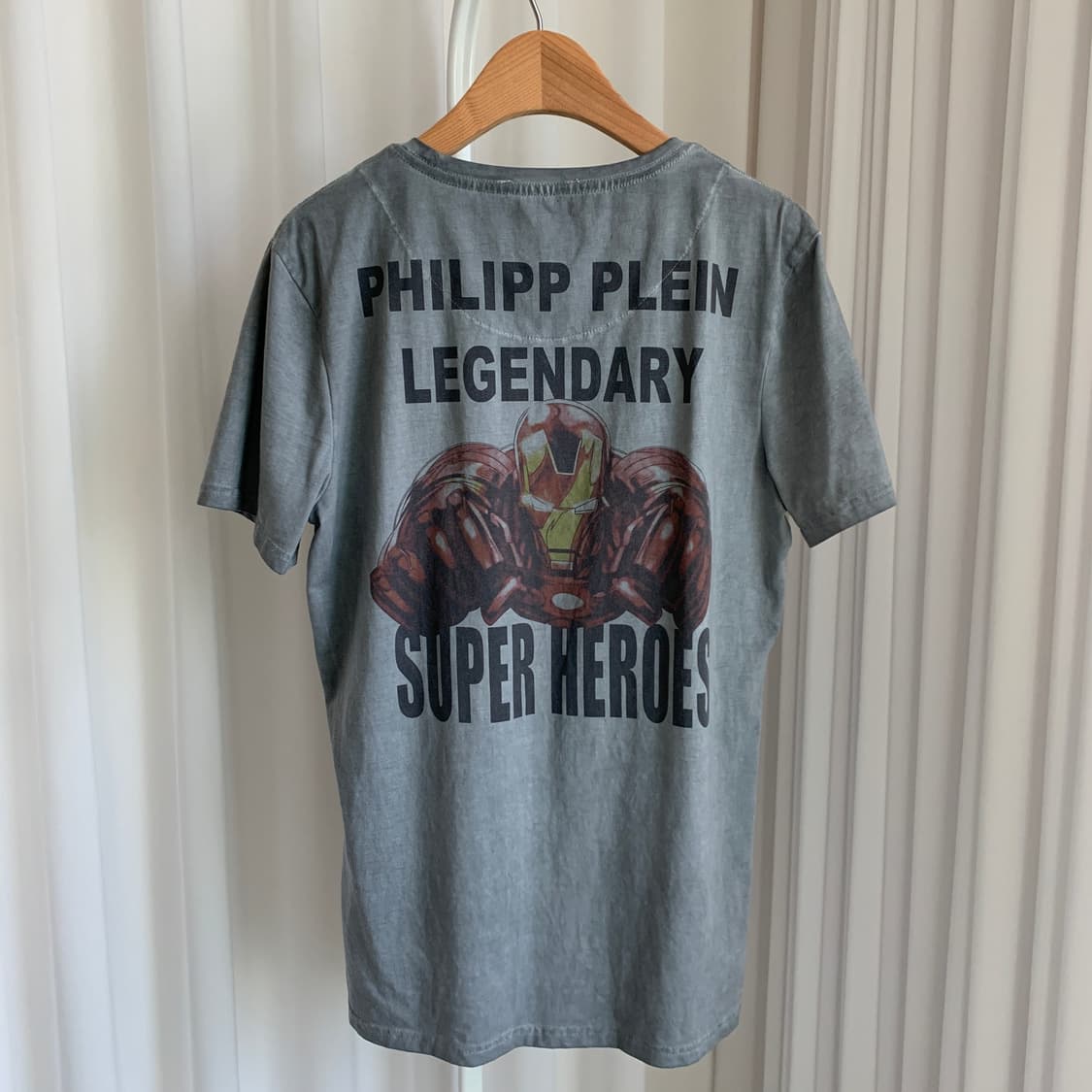 필립 플레인 PHILIPP PLEIN 아이언맨 큐빅 반팔 티셔츠 상품이미지4