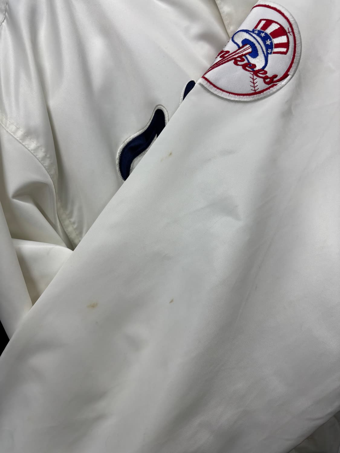 마제스틱 뉴욕 양키스 화이트 스타디움 자켓 상품이미지8