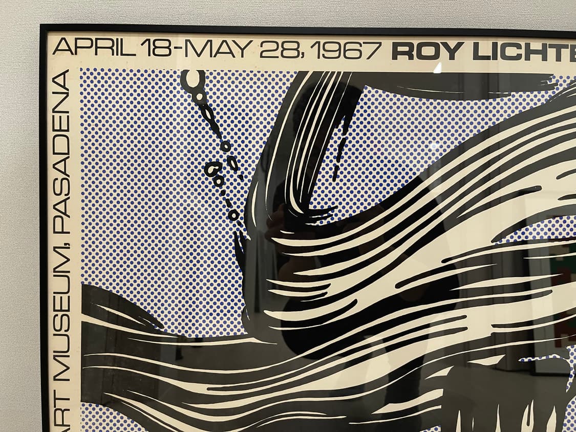 로이 리히텐슈타인 1967 붓자국 OG 포스터 Roy Lichtenste 상품이미지2