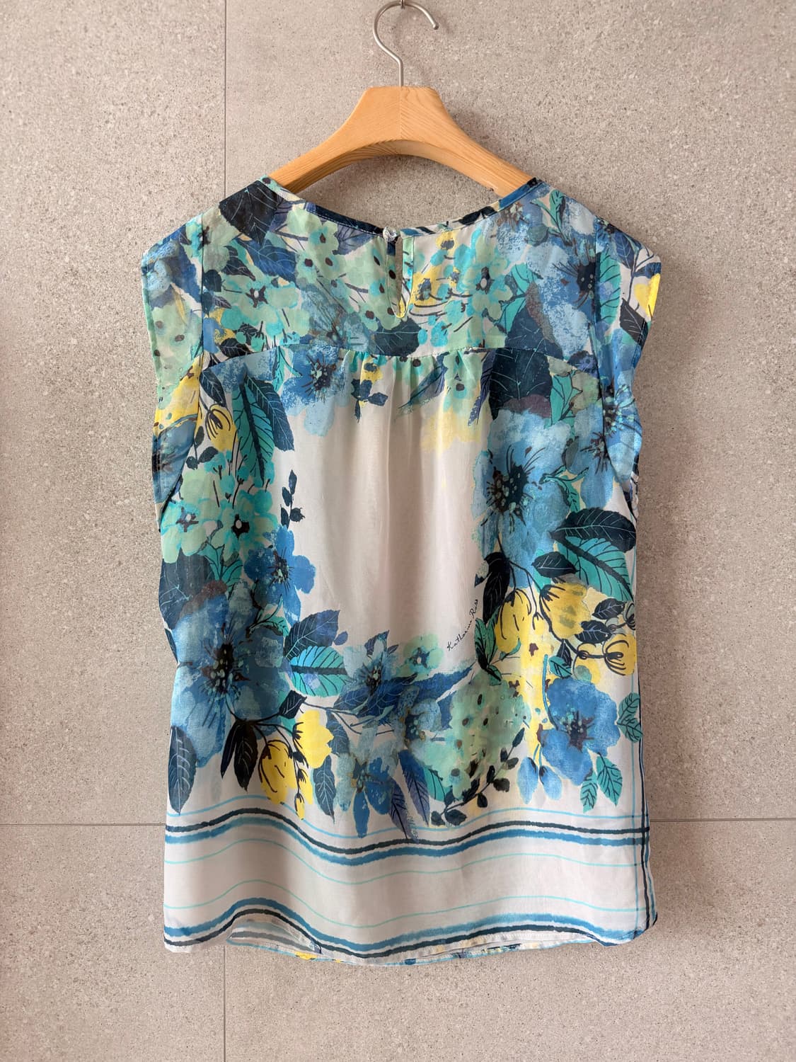 캐서린로스 플라워 프린트 블라우스 치마 셋업 상품이미지3