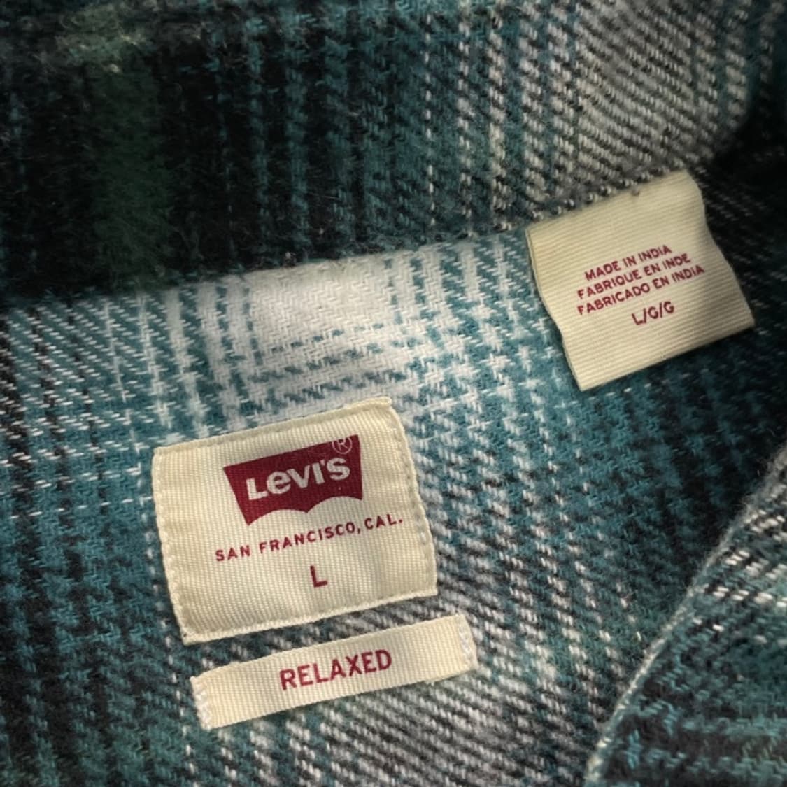 100 리바이스 플란넬 셔츠  상품이미지3