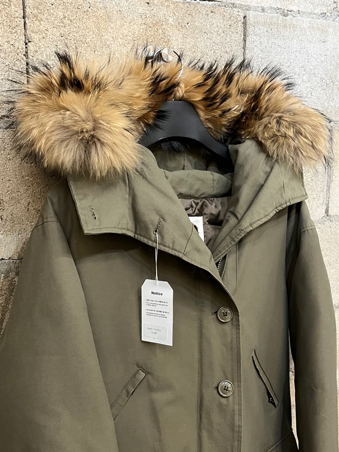 스튜디오 톰보이 퍼 롱 파카 상품이미지7