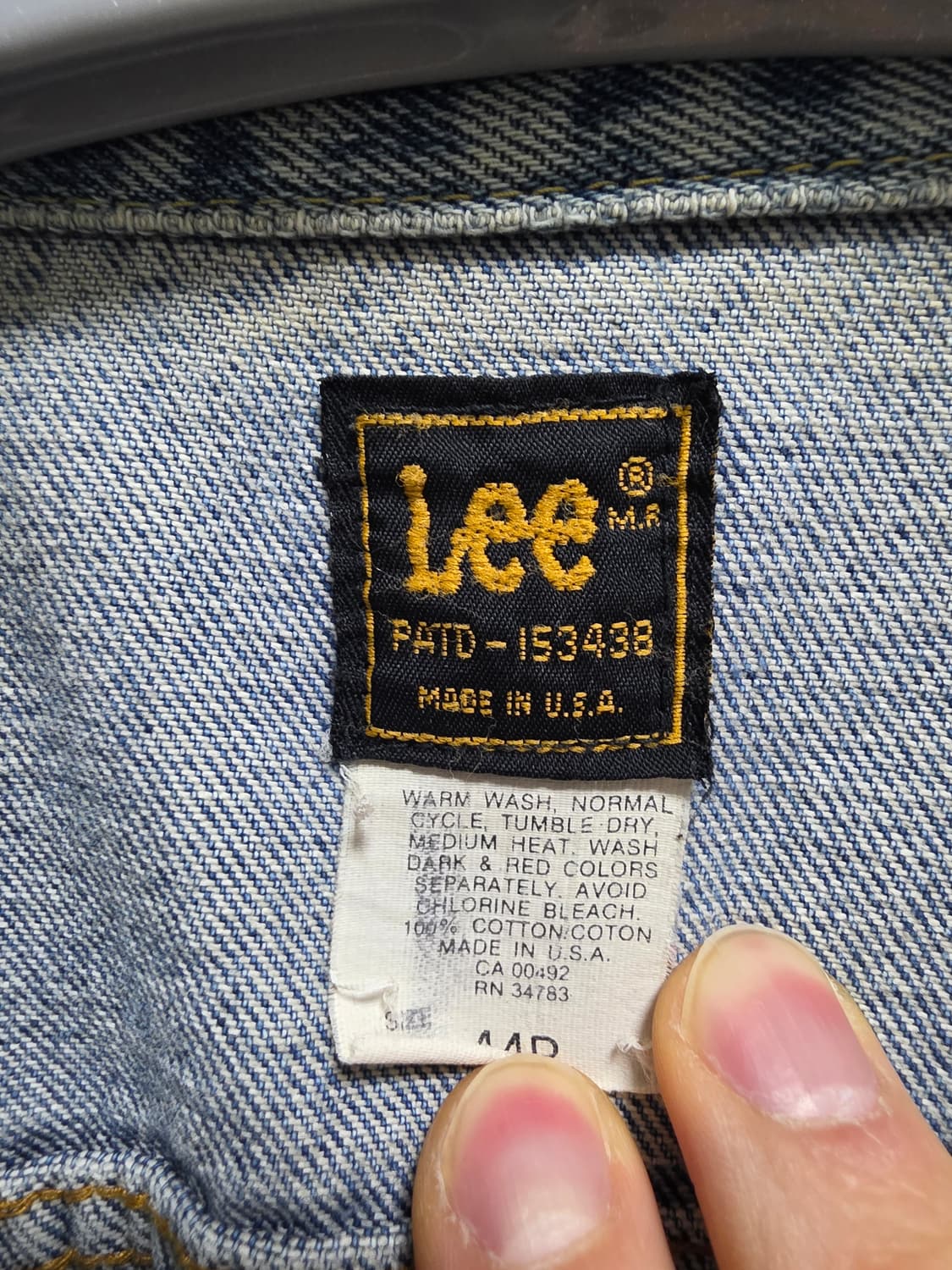 80s lee 오리지널 RRL LOT271 100사이즈 상품이미지2