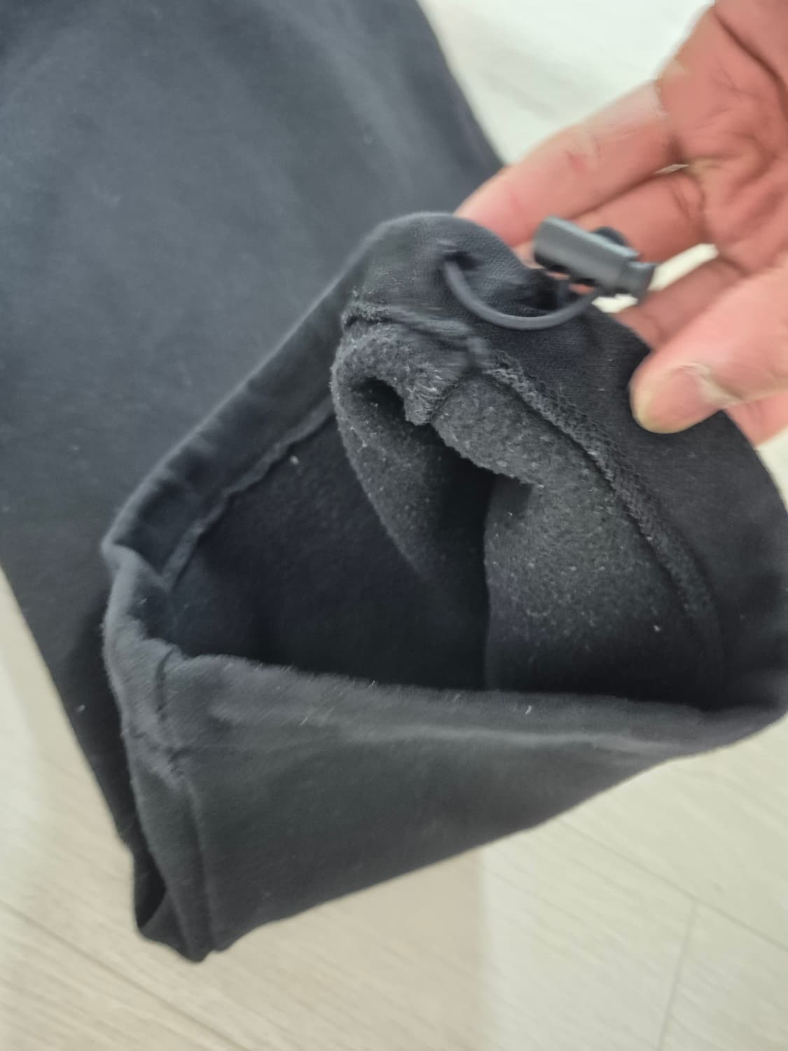  쓰리턱 기모와이드 벌룬 스웻팬츠 상품이미지5