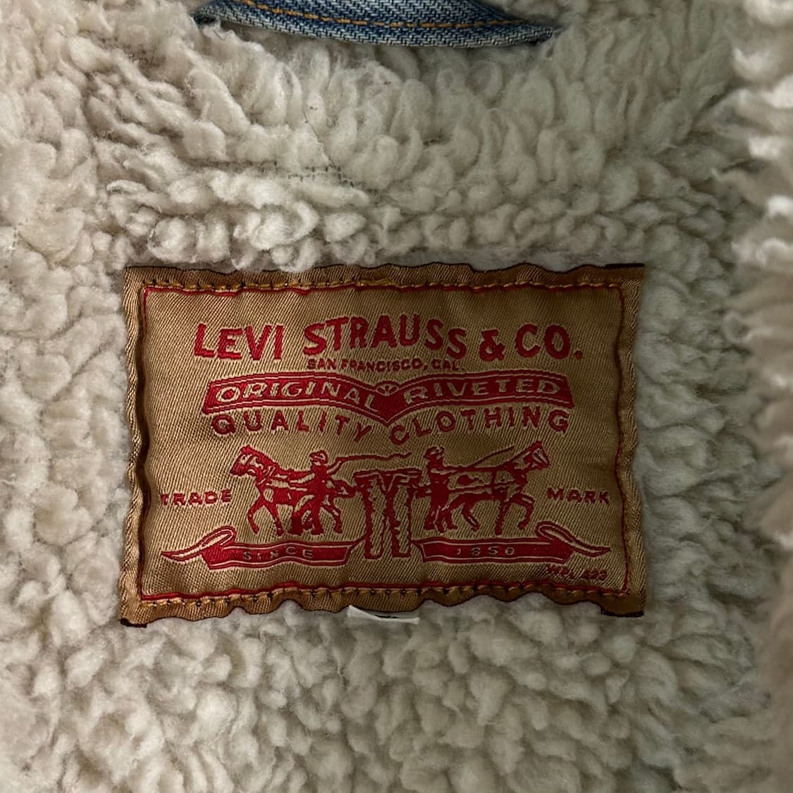 96s 리바이스 USA 쉐르파 데님 자켓   상품이미지5