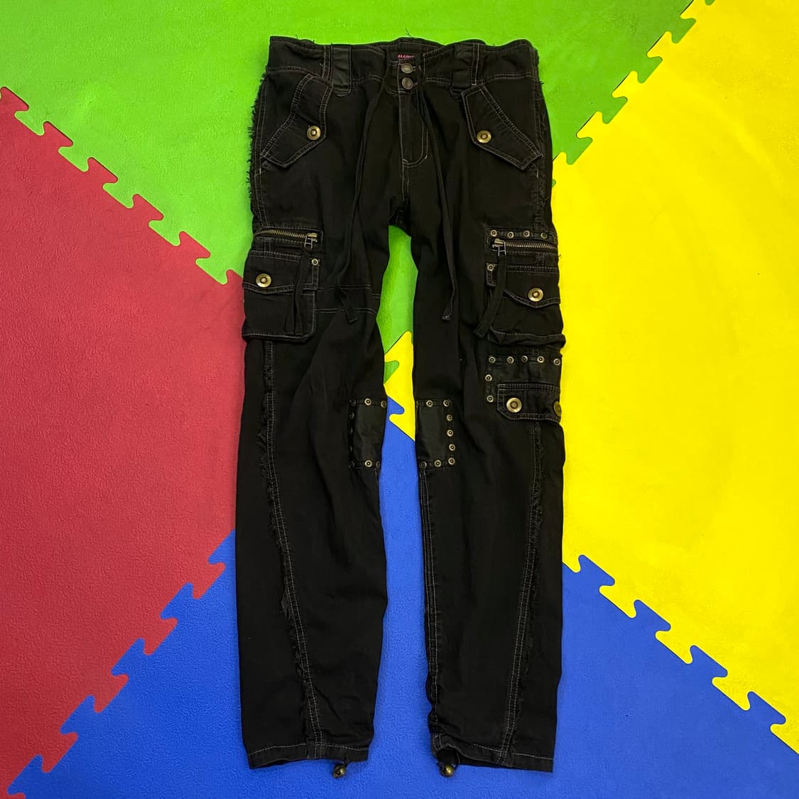 ALGONQUINS 레더 패치 카고 팬츠 상품이미지1