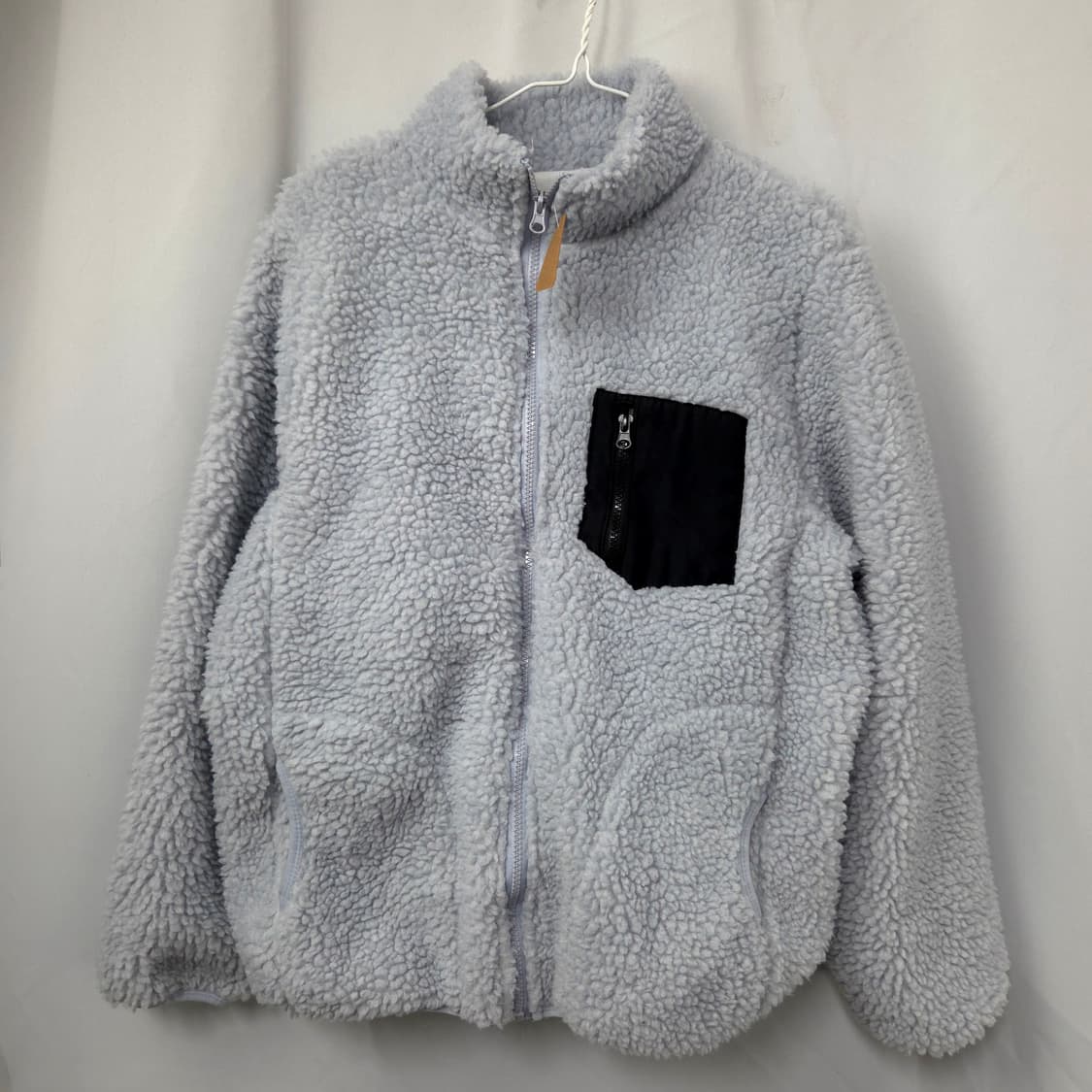 66 뽀글이 자켓 스카이 블루  상품이미지1