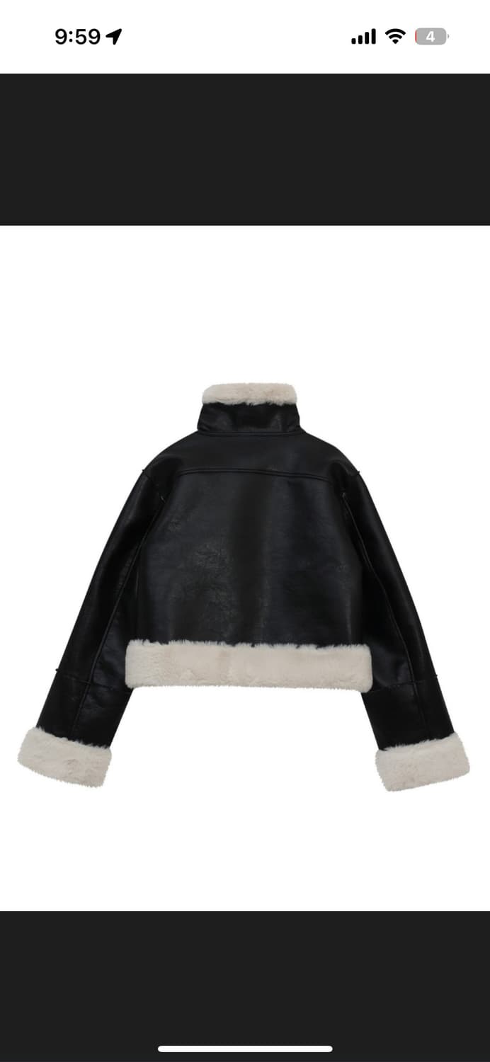 보헴서 슬림 시어링 무스탕 상품이미지6