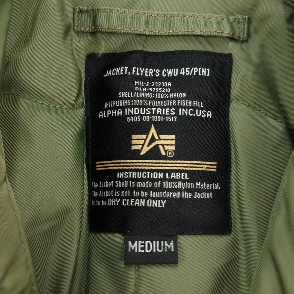 [알파인더스트리스]CWP 45 항공점퍼 봄버 자켓 M15736 상품이미지7