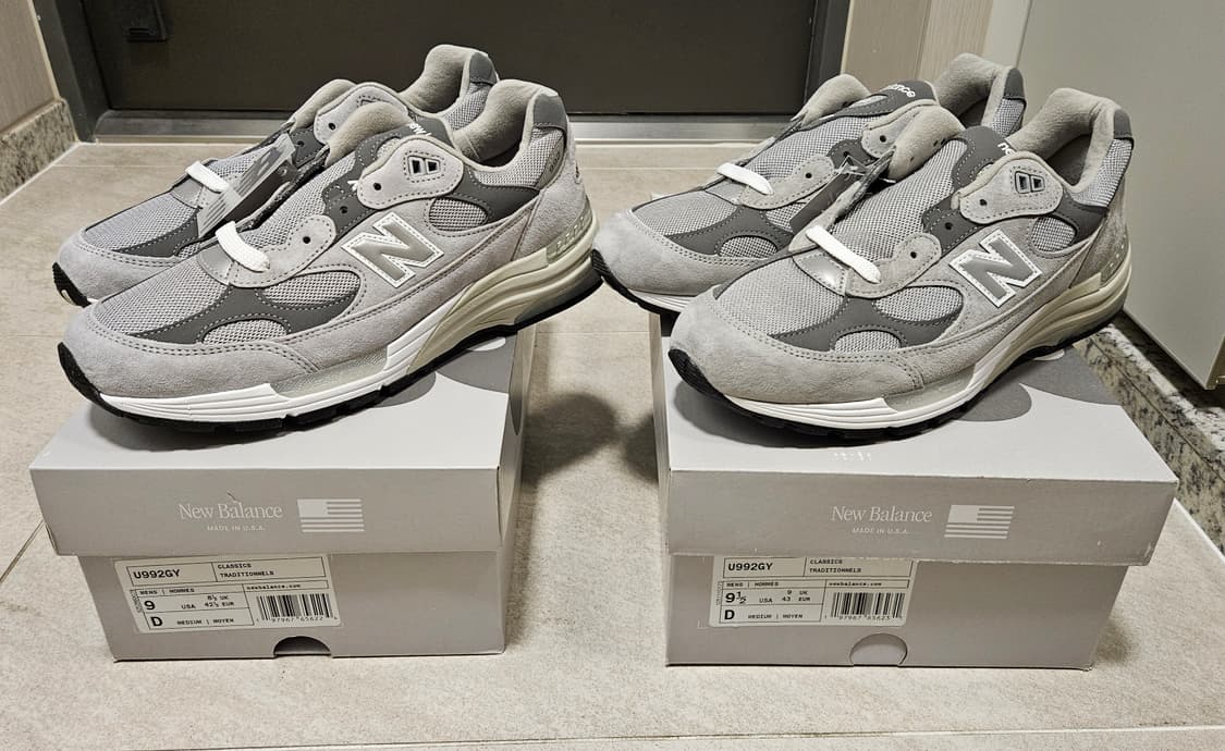 뉴발란스 992 그레이 260~275 상품이미지2