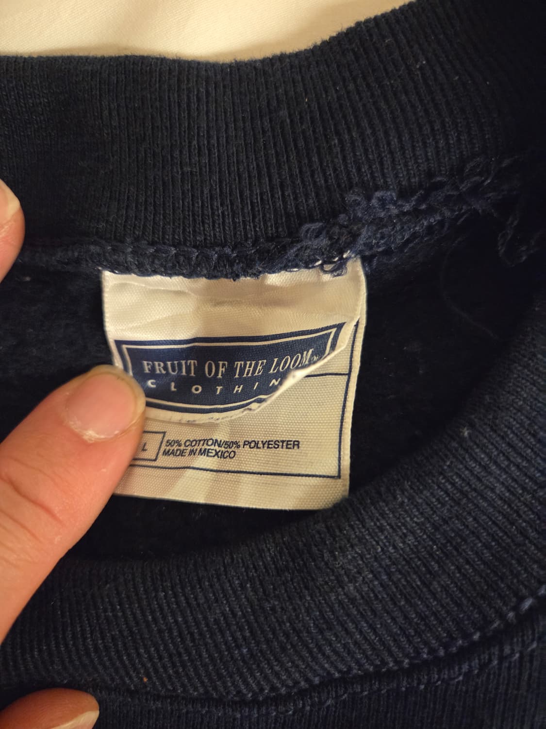 프루트오브더룸 90s 무지 라글란 맨투맨 상품이미지5