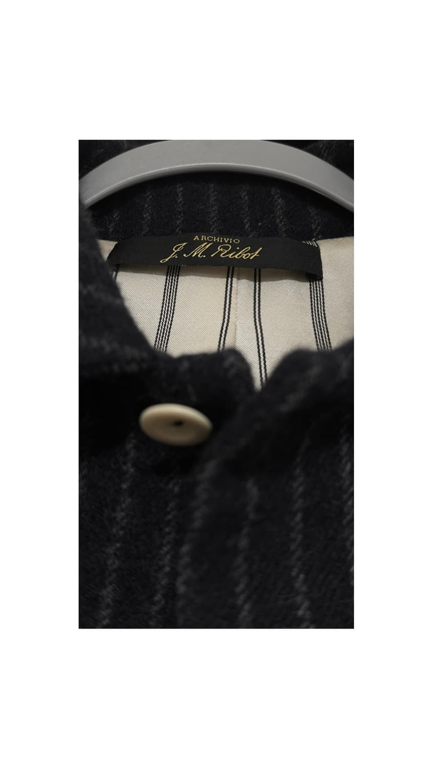 Archivio J.M. Ribot wool navy coat 상품이미지1