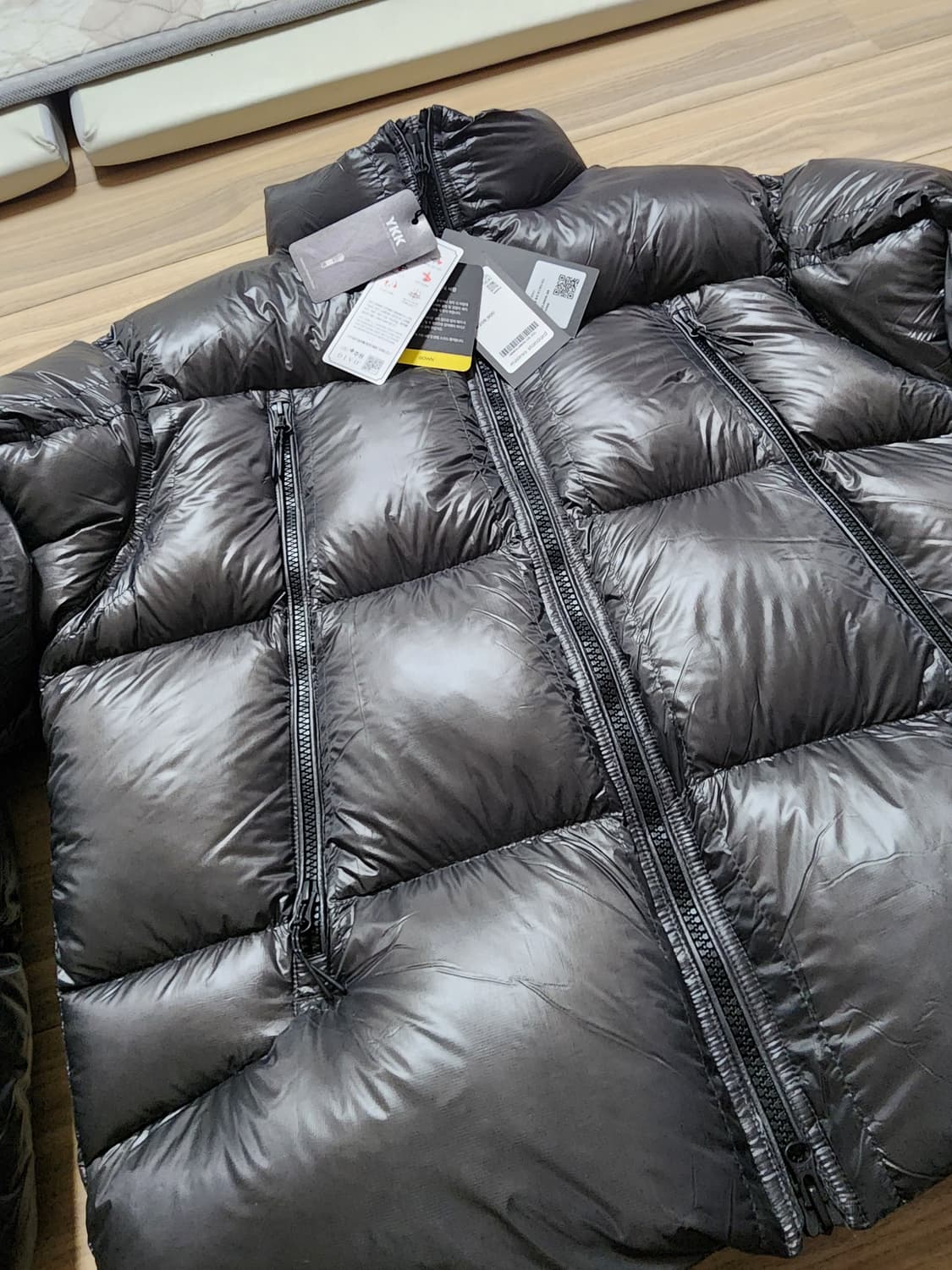 무신사스탠다드시티레저시어립스탑다운패딩점퍼xl 상품이미지4