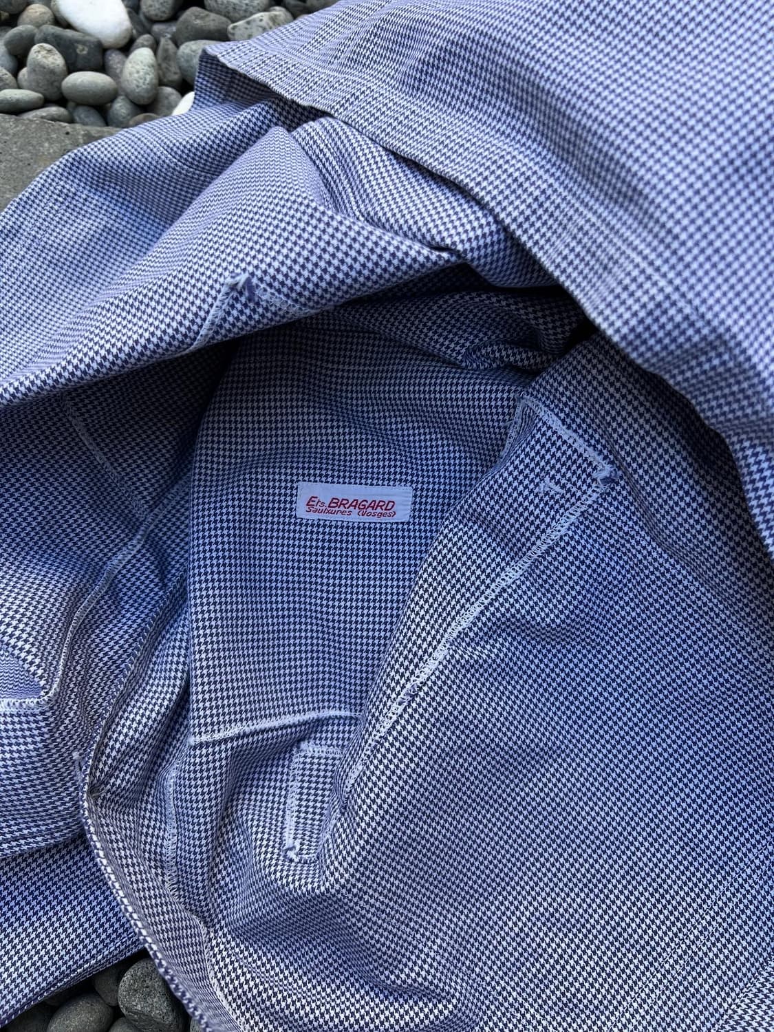 50s Ets.BRAGARD FRENCH CHECK 빈티지프렌치워크자켓 상품이미지4