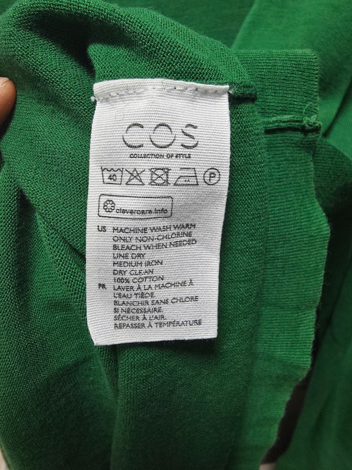 COS 그린 긴팔 니트 M 상품이미지3