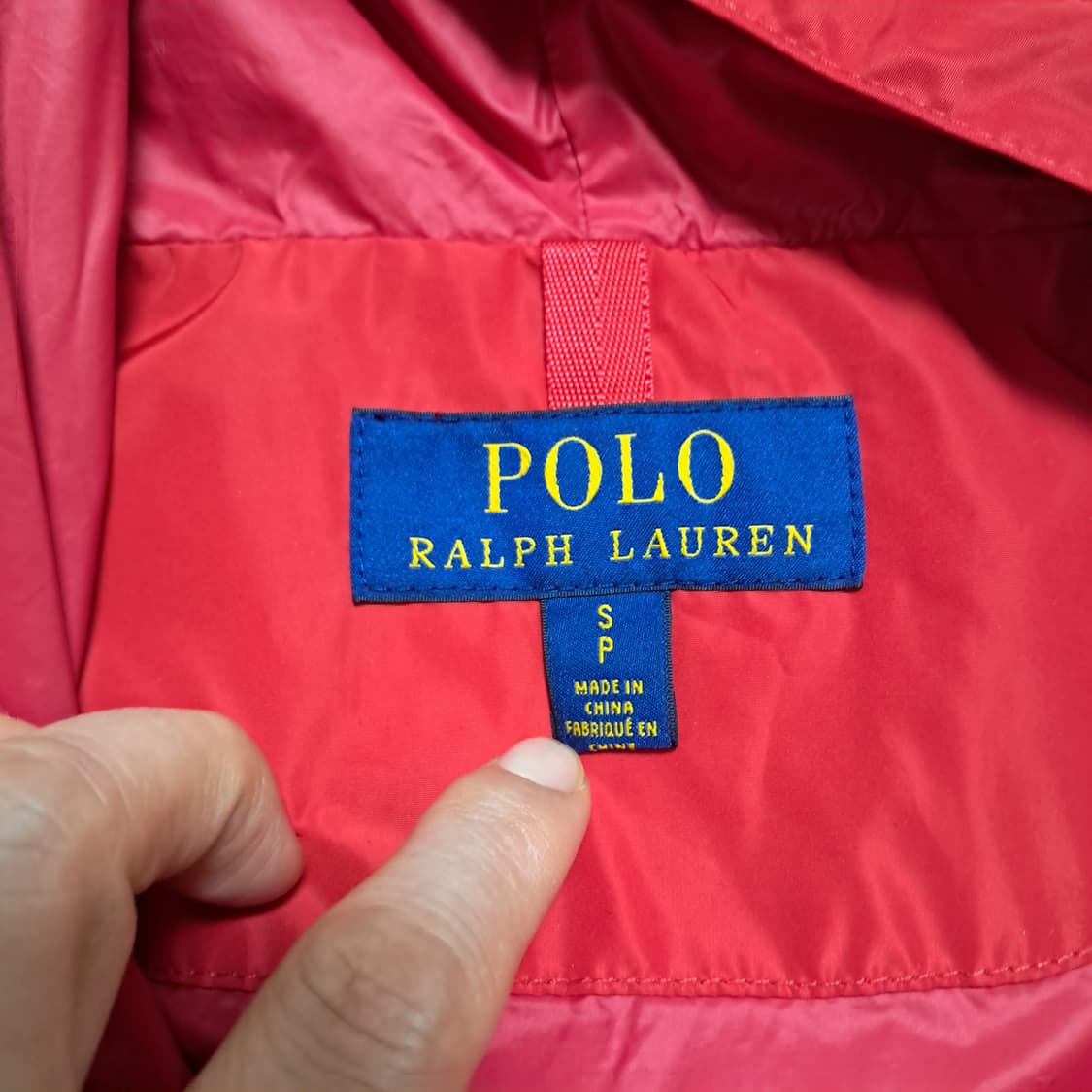 폴로 랄프로렌 후드 바람막이 점퍼 자켓S(약90~95)남녀공용 가능 상품이미지7