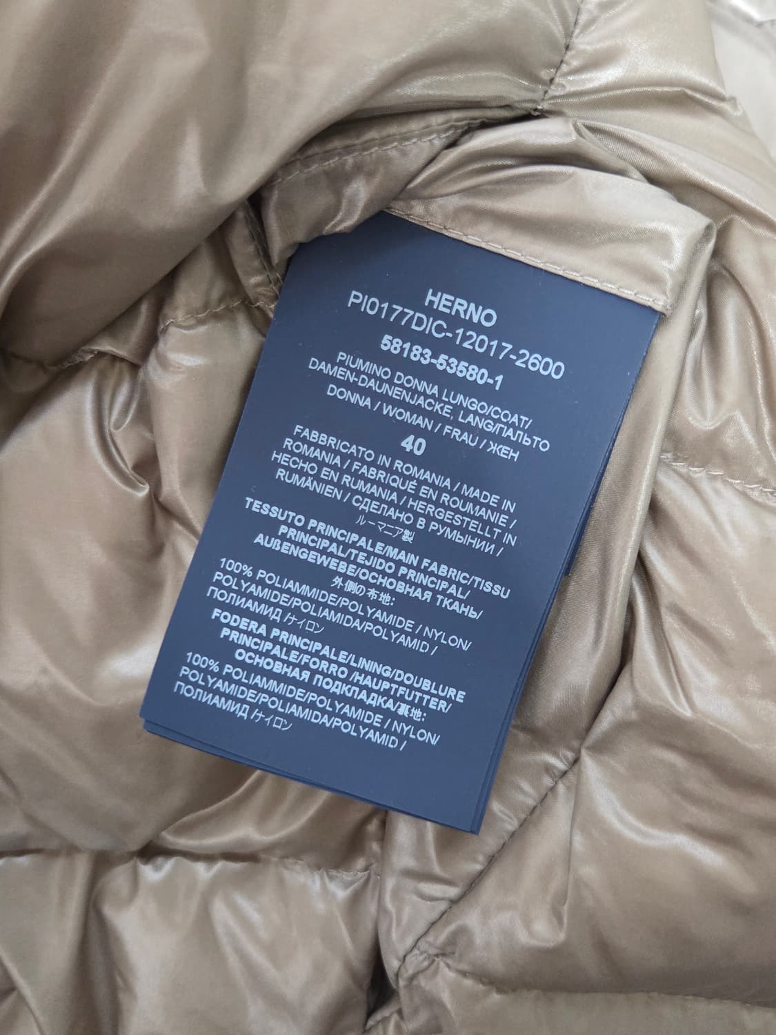 (정품) [에르노] 이코니코 도라 하이넥 구스다운 롱패딩 | 00093 상품이미지5