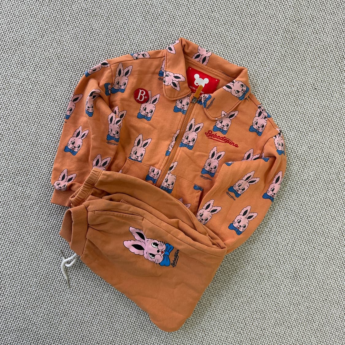 130 베베드피노 로즈라팡 집업세트 0428D 상품이미지1