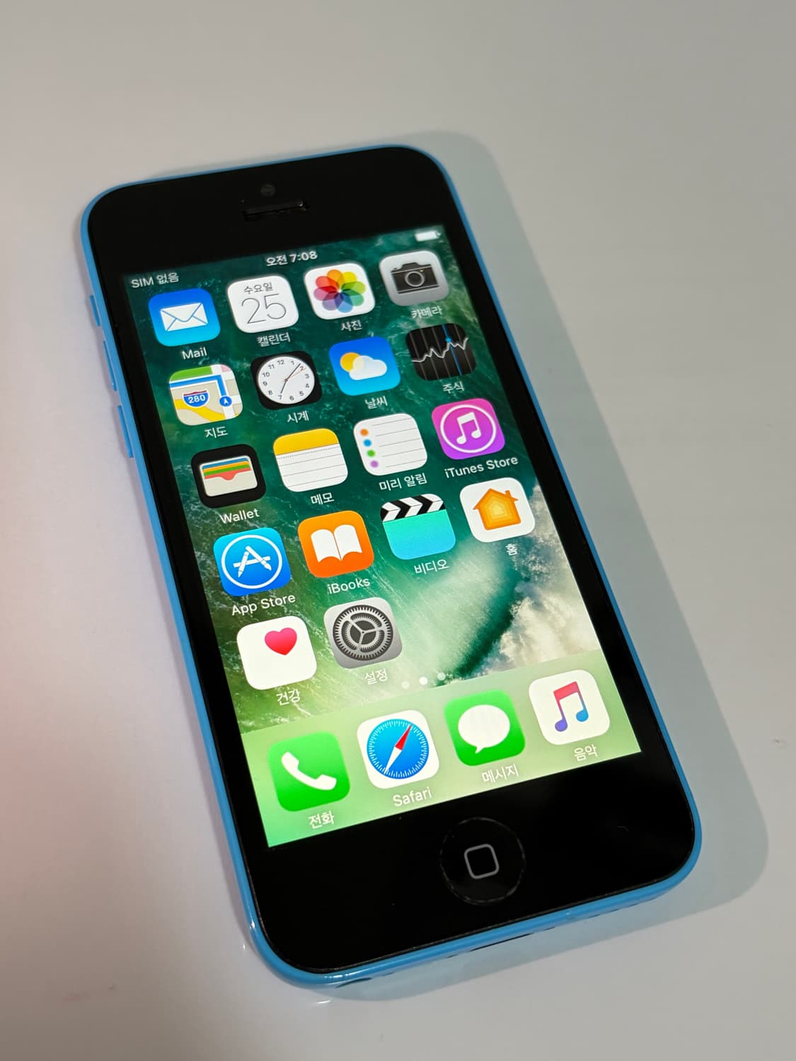 아이폰 5c 블루 16기가 #3668 + 보호필름&투명케이스 상품이미지1