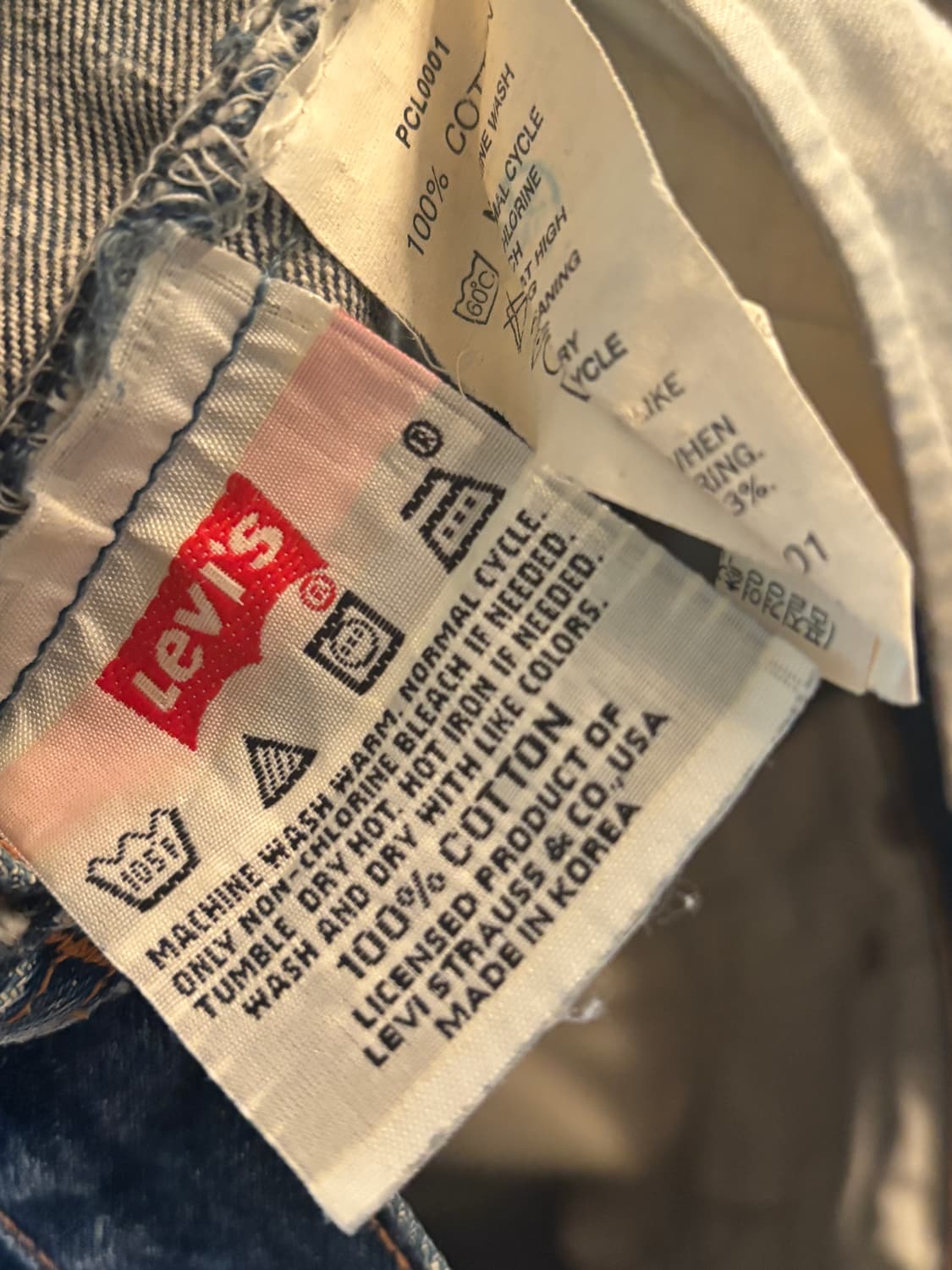 리바이스 501 청바지 상품이미지5