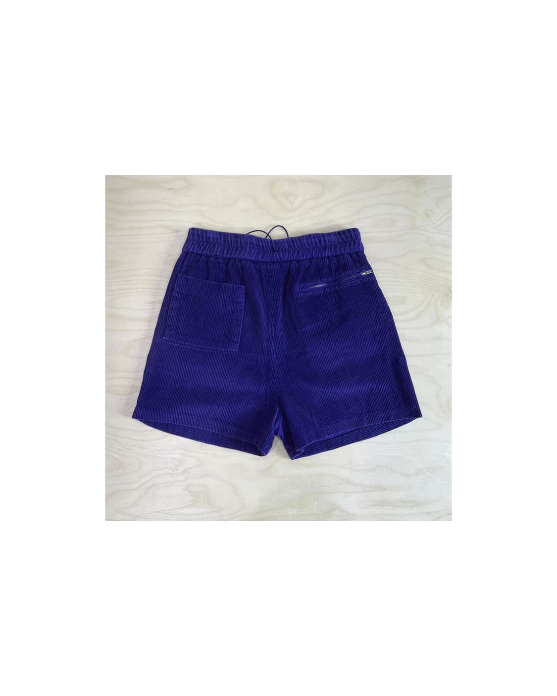 빈티지 인디고블루 코듀로이 쇼츠 상품이미지2