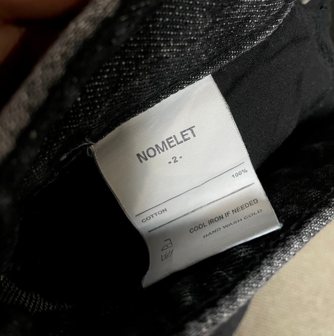 노멜렛 프렌치 블랙 켈리 데님 2사이즈 상품이미지6