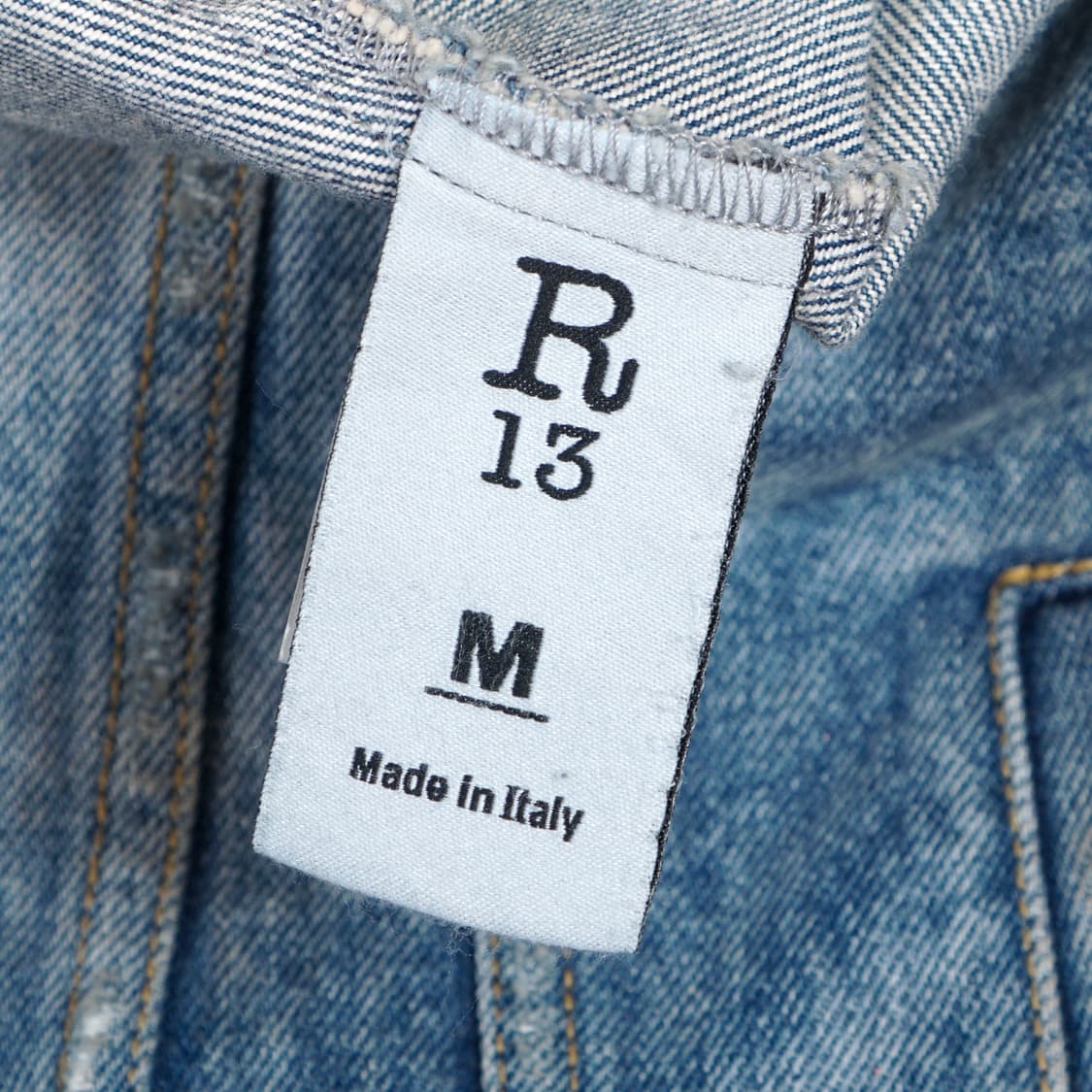 R13 드랍 숄더 데님 베스트(핸드 드로잉 커스텀) 상품이미지10