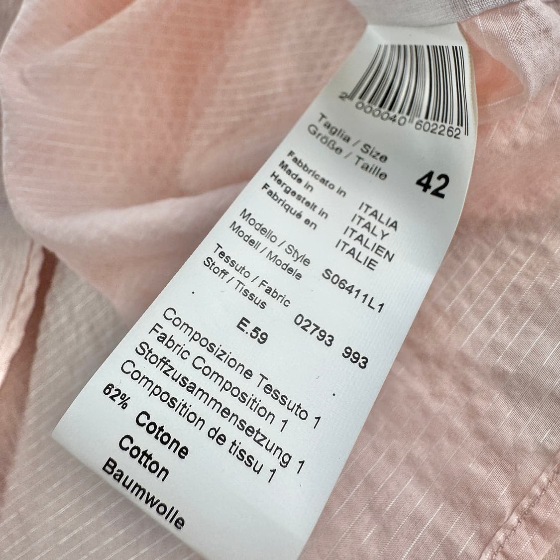 페세리코 코튼 실크 티블라우스 상품이미지3