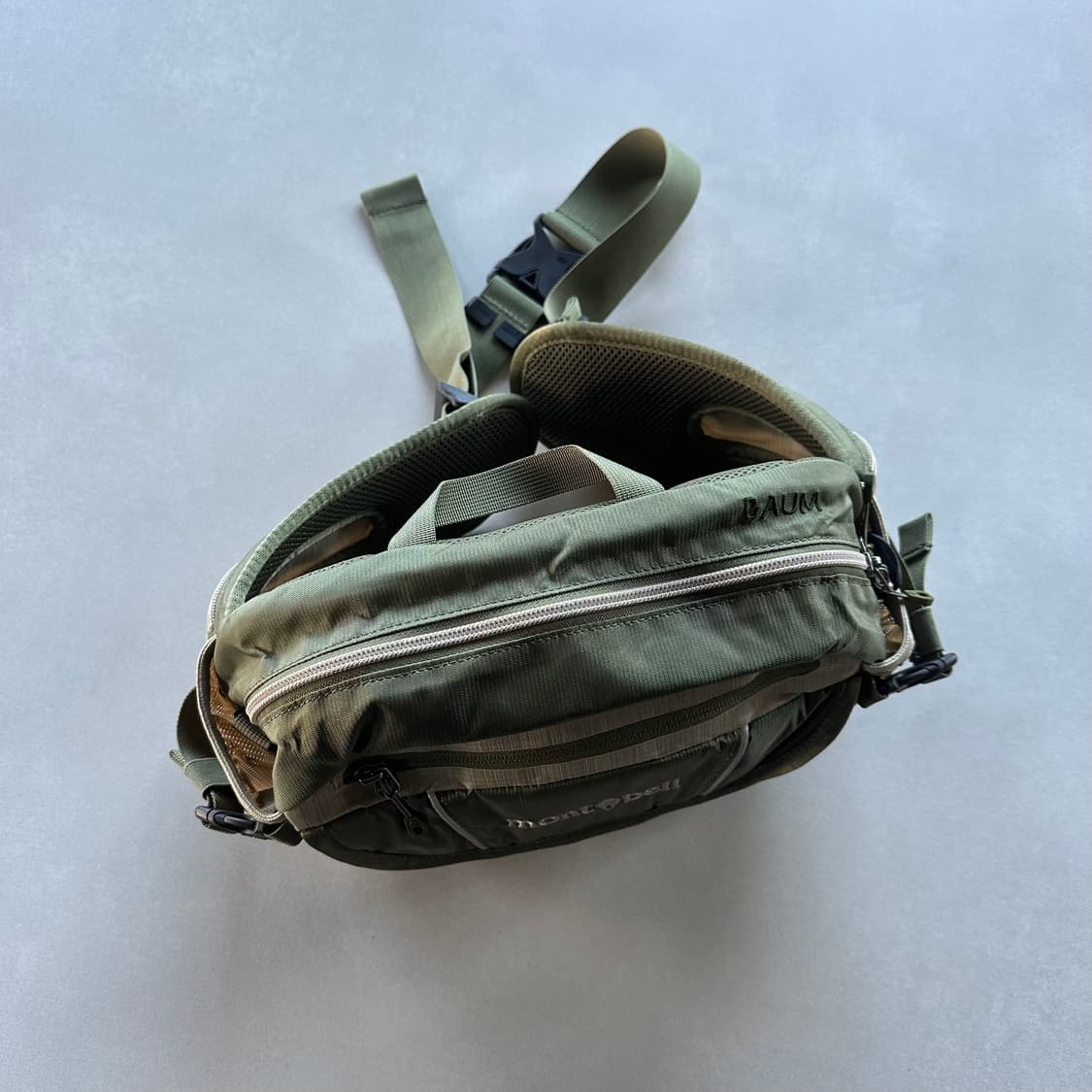 몽벨 mont-bell BAUM 바움 힙색 다크 카키 상품이미지6