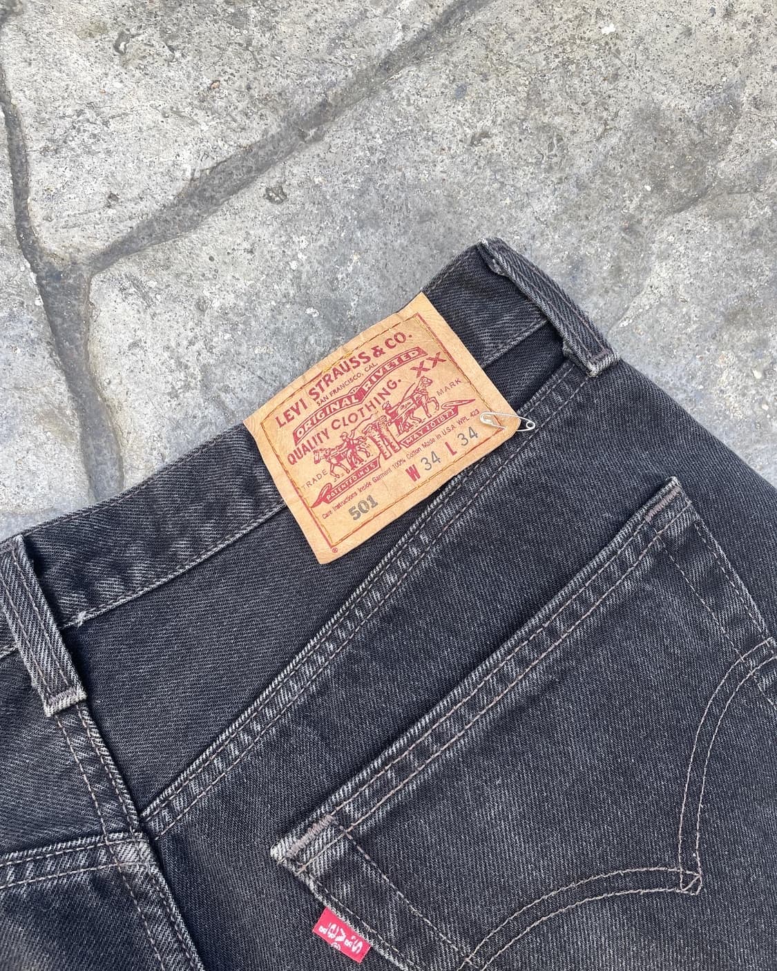 90s US LEVI'S 501 HALF PANTS 상품이미지5