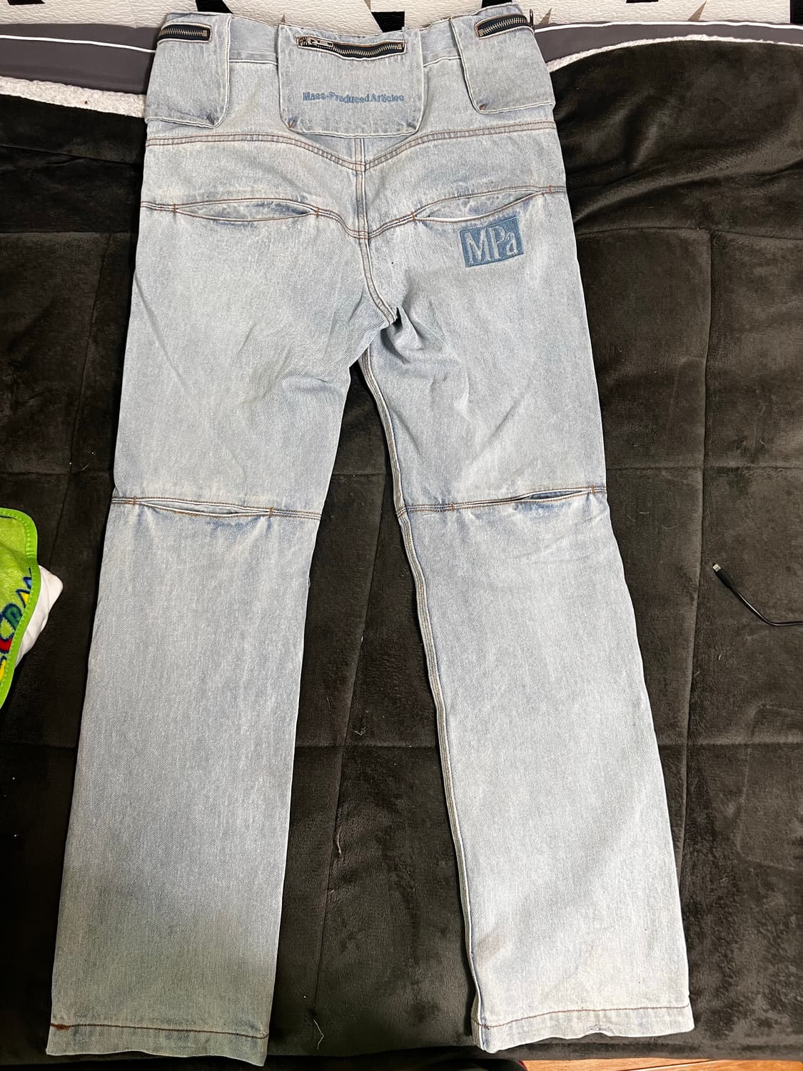 플라스틱프로덕트 bag팬츠 steel blue  M 상품이미지3