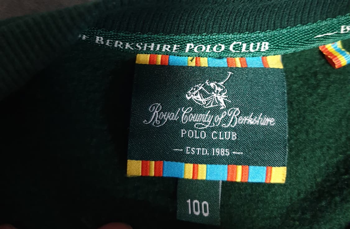 폴로클럽 로얄 컨트리 클래식 기모 맨투맨 다크그린 (L) 상품이미지3