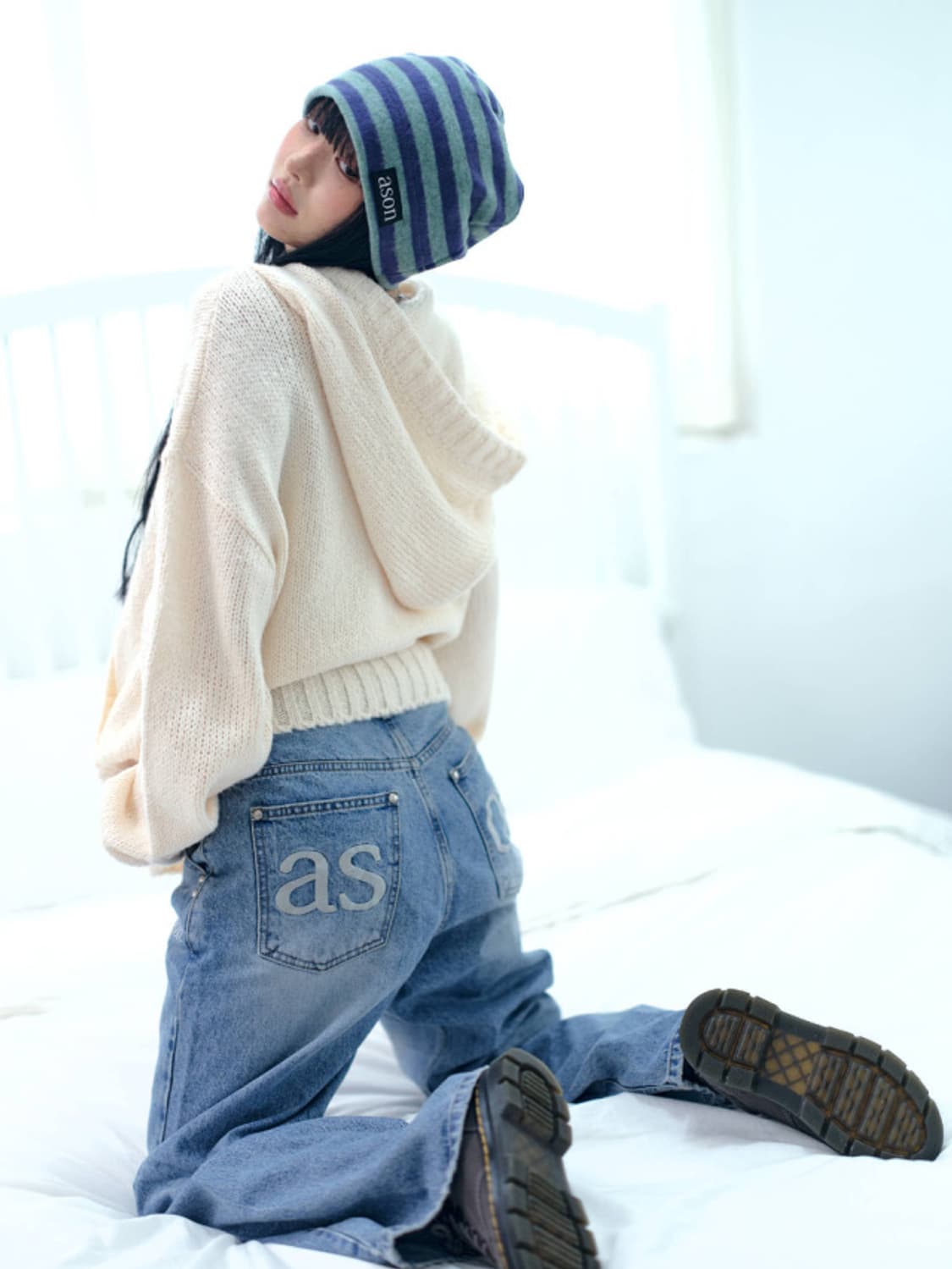 애즈온 비니 ELENA BEANIE / MINT 상품이미지3