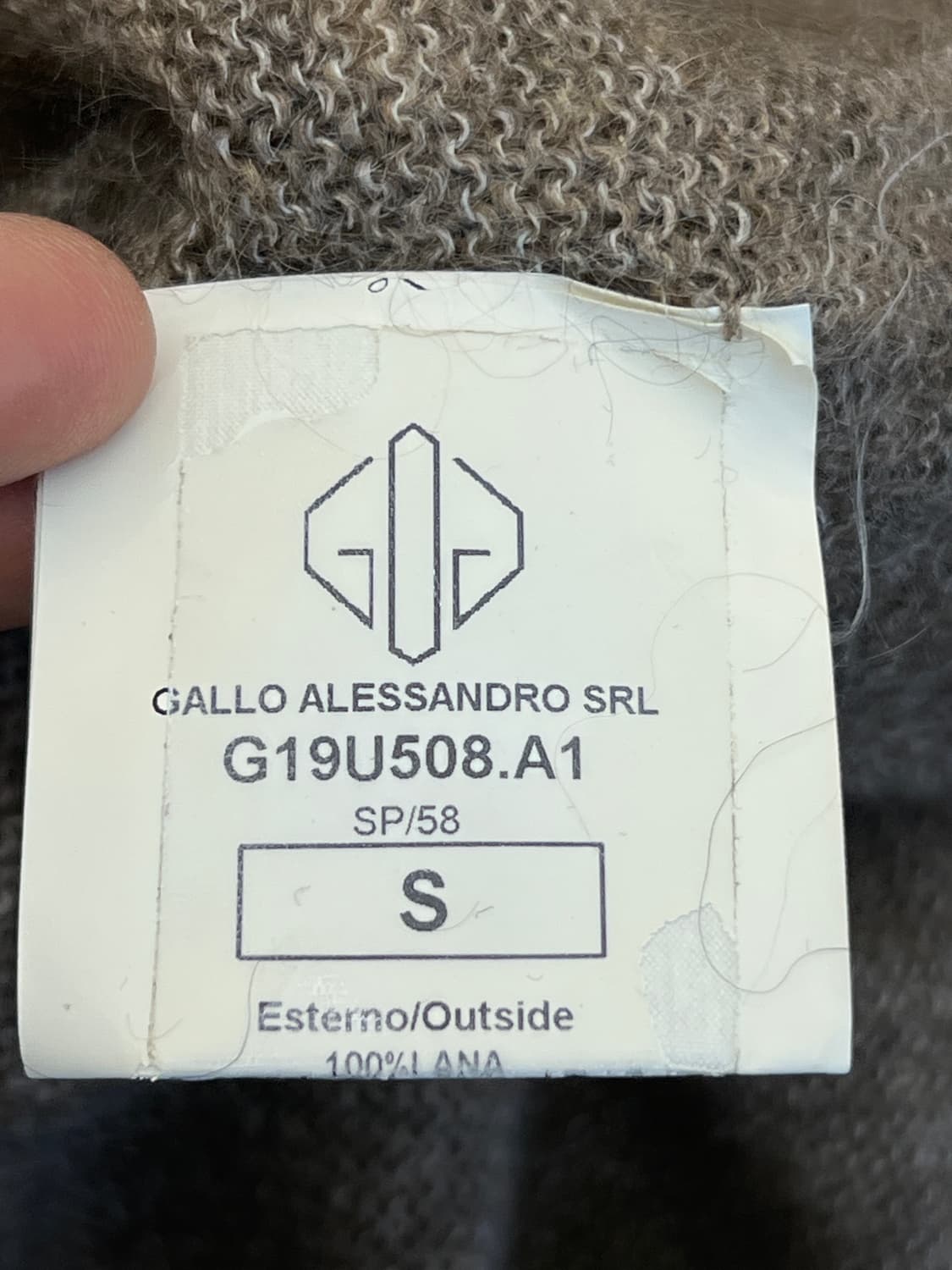 골든구스 브라운 모헤어 니트 상품이미지5