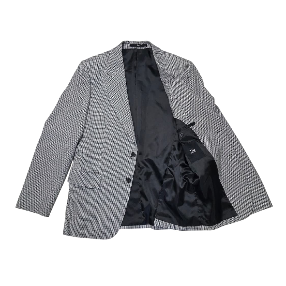 ZIOSONGZIO 지오송지오 하운드투스 체크 패턴 블레이저 자켓 상품이미지2