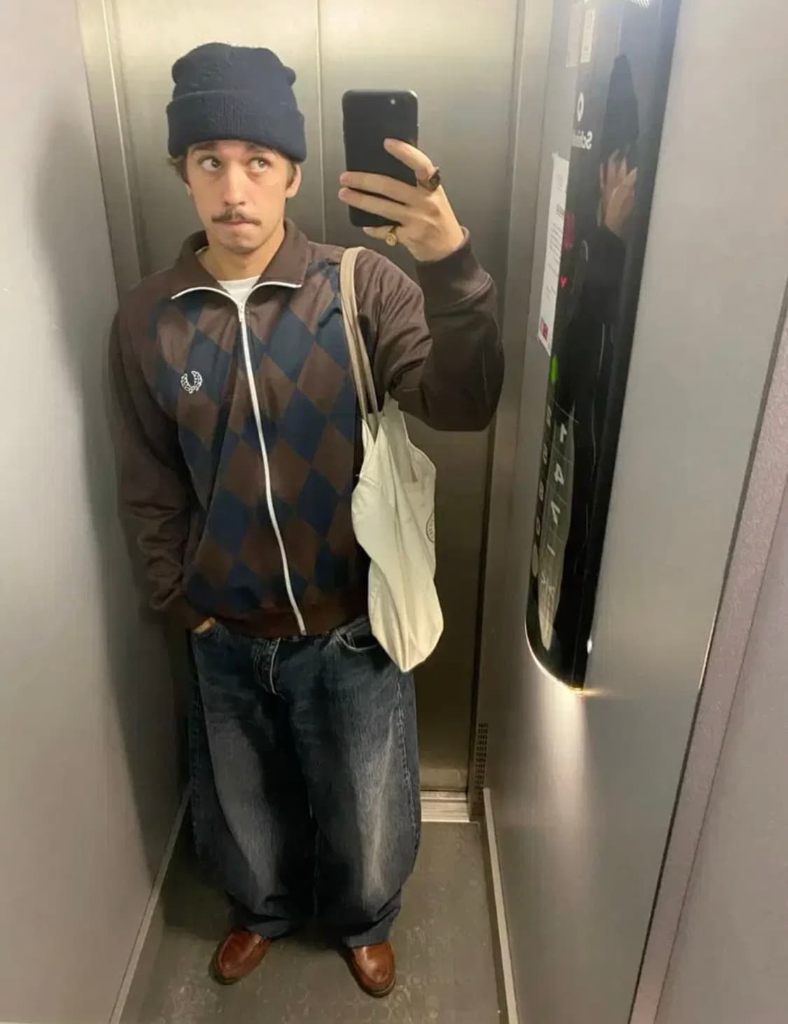 프레드페리 아가일 트랙탑 져지 자켓 상품이미지1