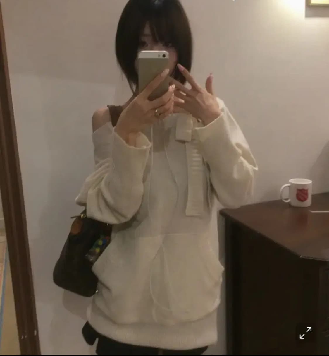 포어링 머핀 니트 원피스 상품이미지1