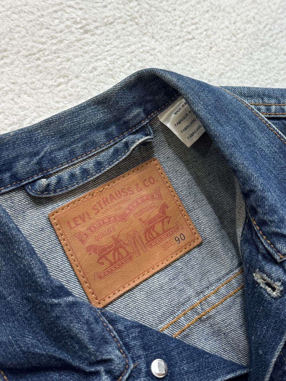 리바이스 데님 청자켓 상품이미지5