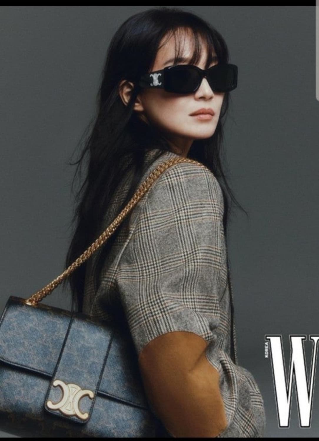 (W) 셀린느 아세테이트 트리옹프 XL 01 선글라스 블랙 상품이미지9