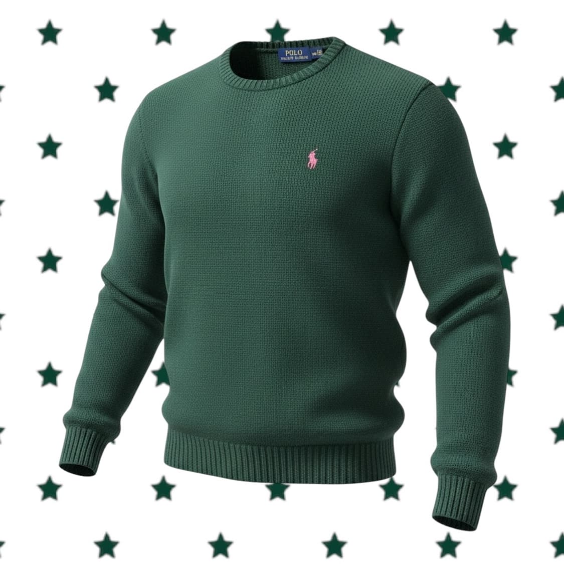 신형 폴로 랄프로렌 딥그린 면니트 상품이미지1