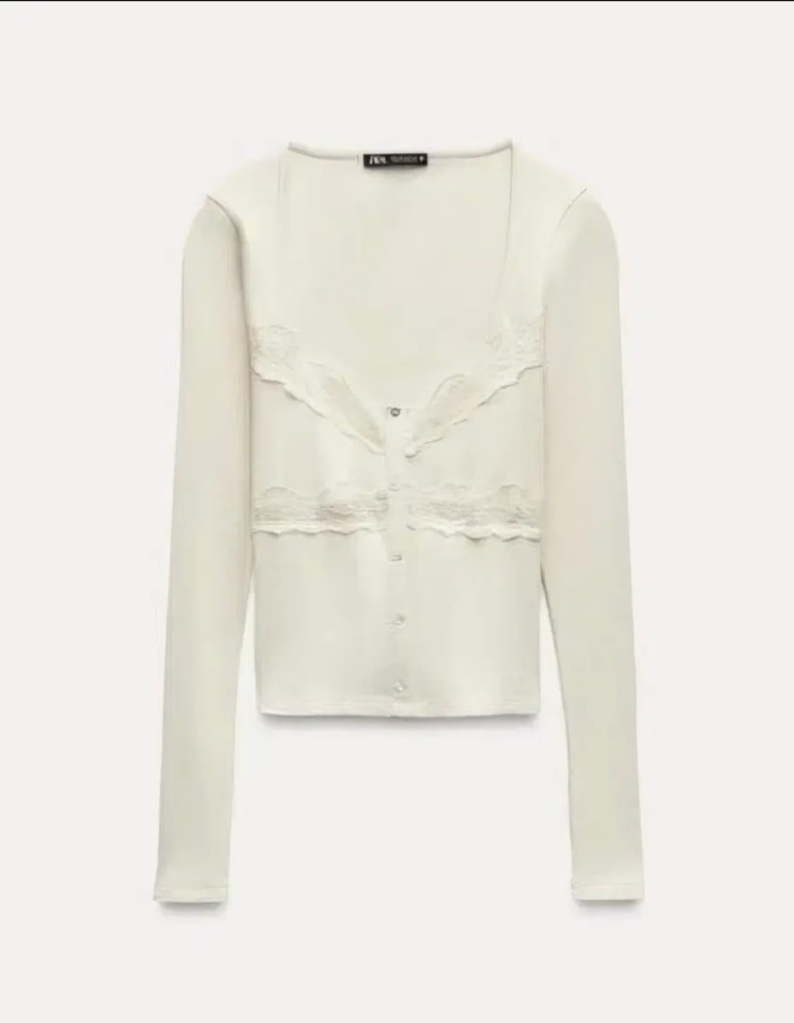 자라 콤비 레이스 탑 상품이미지1