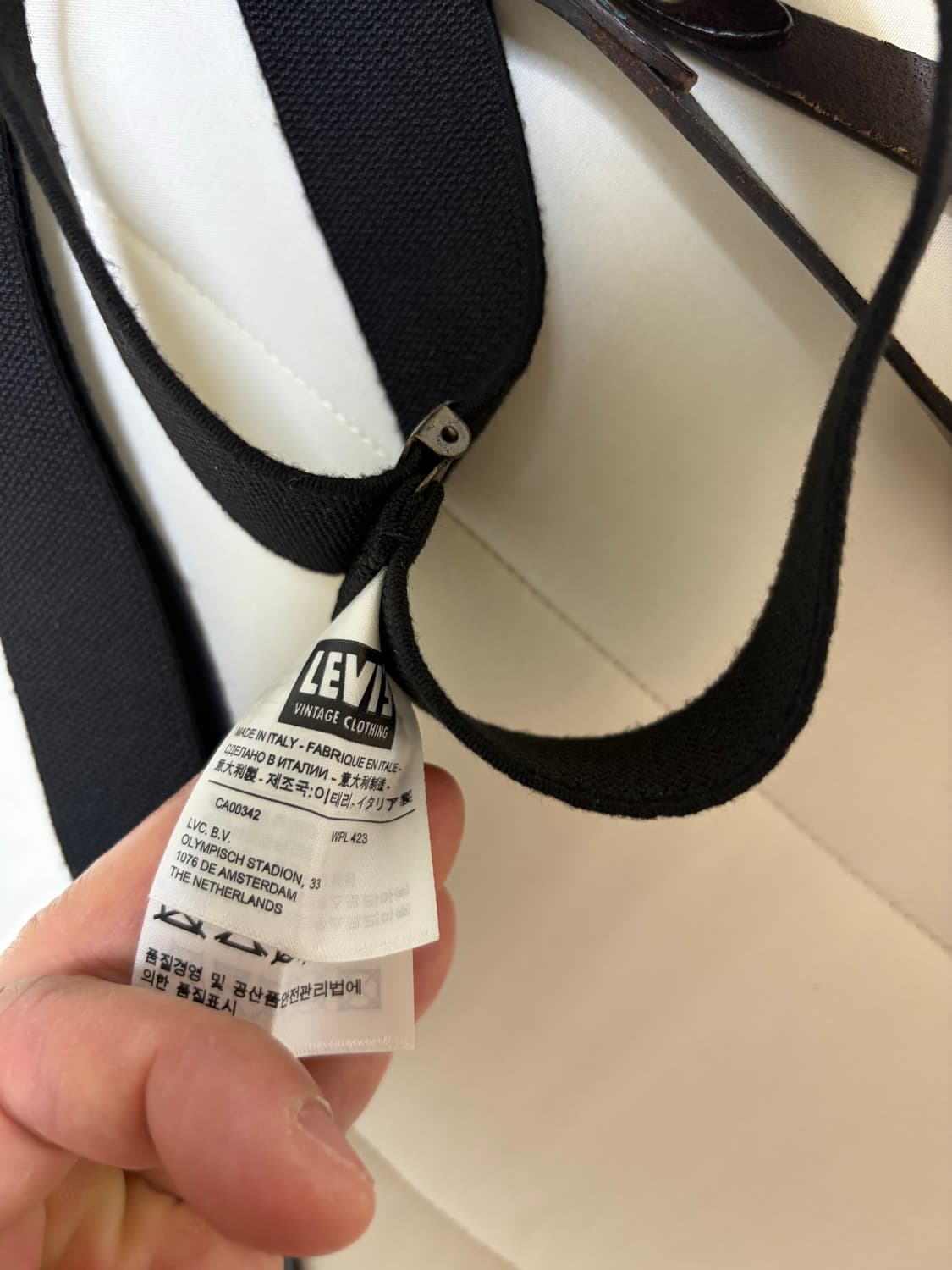 리바이스빈티지클로딩 LVC 서스펜더 블랙 상품이미지5