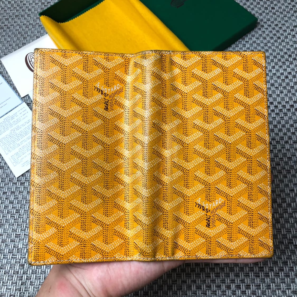 고야드 생로슈 장지갑 스페셜 옐로우 상품이미지7